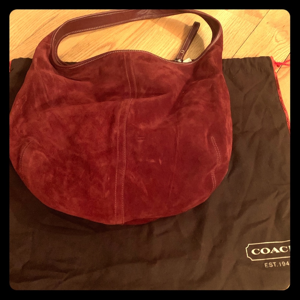 Coach Suede Bag